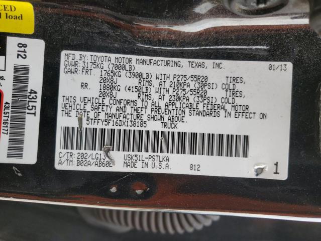 Photo 11 VIN: 5TFFY5F16DX138185 - TOYOTA TUNDRA 