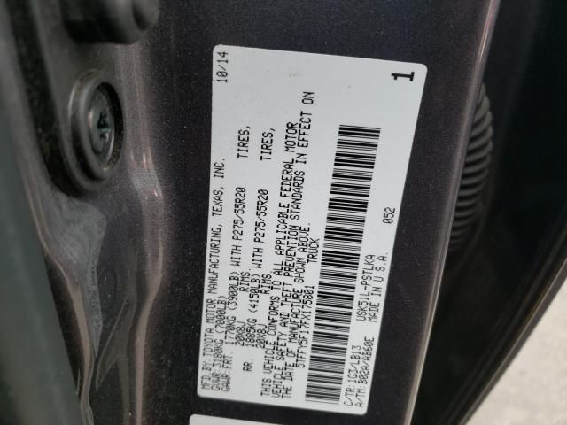 Photo 9 VIN: 5TFFY5F17FX175801 - TOYOTA TUNDRA CRE 