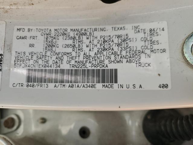 Photo 11 VIN: 5TFJX4CN1EX044134 - TOYOTA TACOMA DOU 