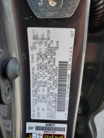 Photo 12 VIN: 5TFJX4GN0CX006580 - TOYOTA TACOMA DOU 