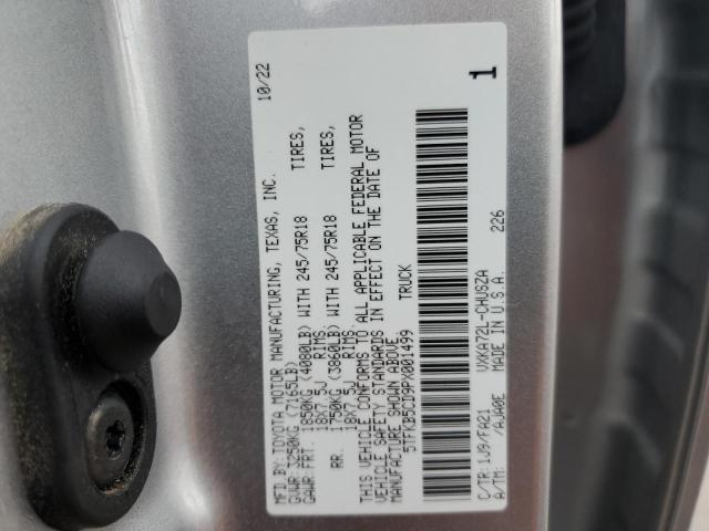 Photo 11 VIN: 5TFKB5CD9PX001499 - TOYOTA TUNDRA DOU 