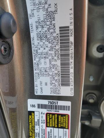 Photo 9 VIN: 5TFLU4EN4CX028117 - TOYOTA TACOMA DOU 