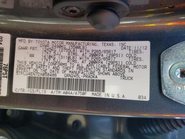 Photo 9 VIN: 5TFLU4EN7DX058486 - TOYOTA TACOMA DOU 