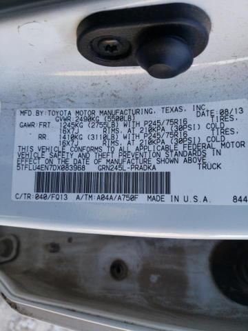 Photo 9 VIN: 5TFLU4EN7DX083968 - TOYOTA TACOMA DOU 