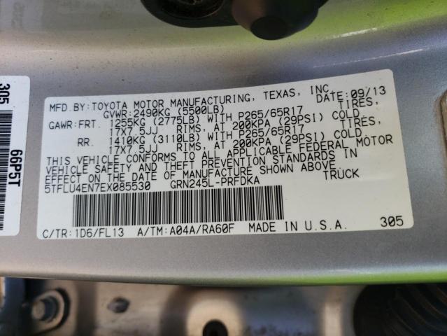 Photo 11 VIN: 5TFLU4EN7EX085530 - TOYOTA TACOMA DOU 