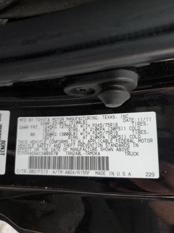 Photo 11 VIN: 5TFPX4EN4CX008670 - TOYOTA TACOMA 