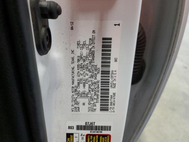 Photo 11 VIN: 5TFRM5F10CX044701 - TOYOTA TUNDRA DOU 