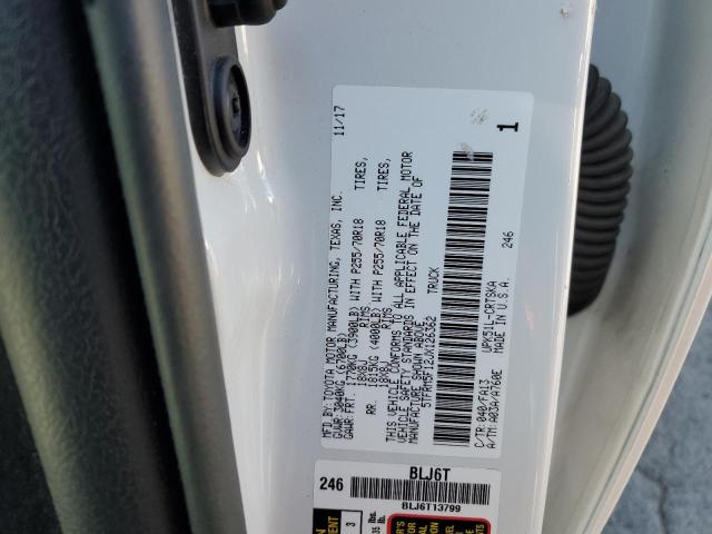 Photo 11 VIN: 5TFRM5F12JX126362 - TOYOTA TUNDRA DOU 