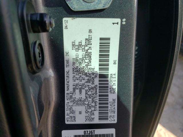 Photo 9 VIN: 5TFRM5F17CX044856 - TOYOTA TUNDRA DOU 