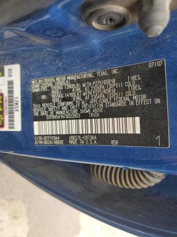 Photo 11 VIN: 5TFRV54147X022853 - TOYOTA TUNDRA DOU 