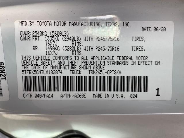 Photo 9 VIN: 5TFRX5GN7LX182874 - TOYOTA TACOMA ACC 