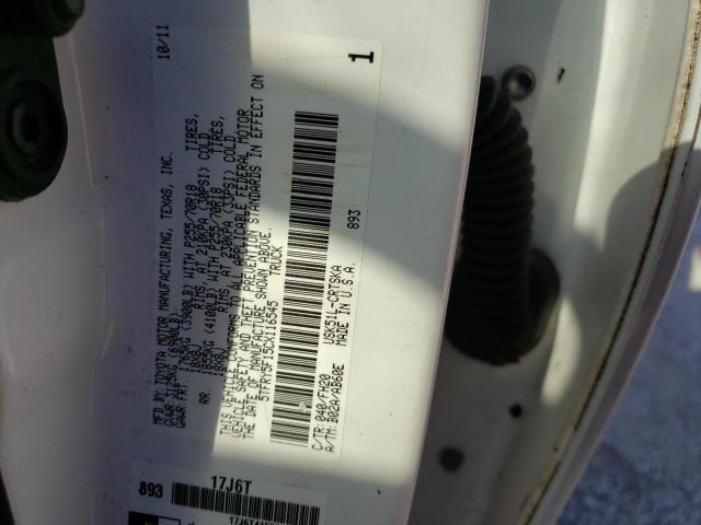 Photo 9 VIN: 5TFRY5F15CX116545 - TOYOTA TUNDRA DOU 