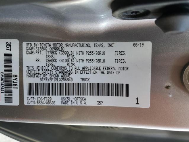 Photo 12 VIN: 5TFRY5F15LX256840 - TOYOTA TUNDRA 