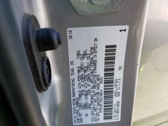 Photo 9 VIN: 5TFRY5F17DX134014 - TOYOTA TUNDRA DOU 