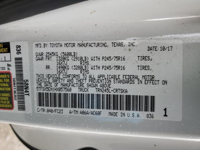 Photo 11 VIN: 5TFSX5EN1HX057560 - TOYOTA TACOMA ACC 