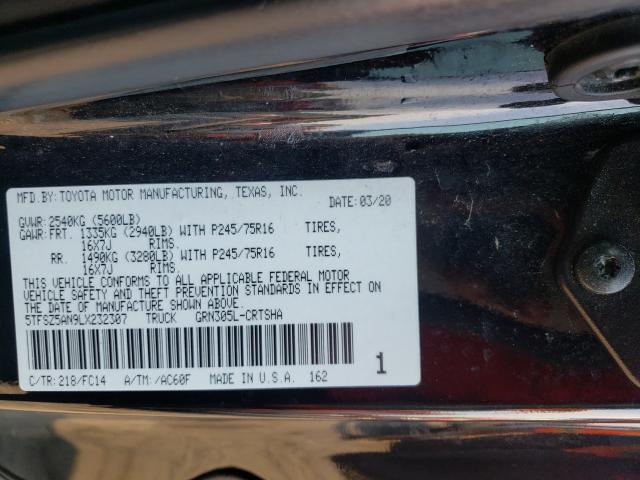 Photo 9 VIN: 5TFSZ5AN9LX232307 - TOYOTA TACOMA ACC 