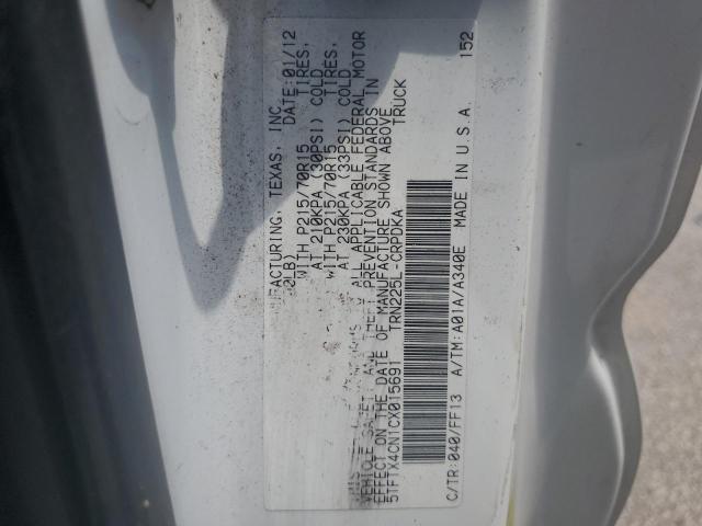 Photo 11 VIN: 5TFTX4CN1CX015691 - TOYOTA TACOMA ACC 