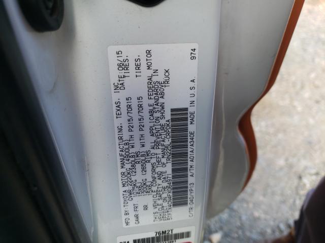 Photo 9 VIN: 5TFTX4CN4FX064971 - TOYOTA TACOMA ACC 