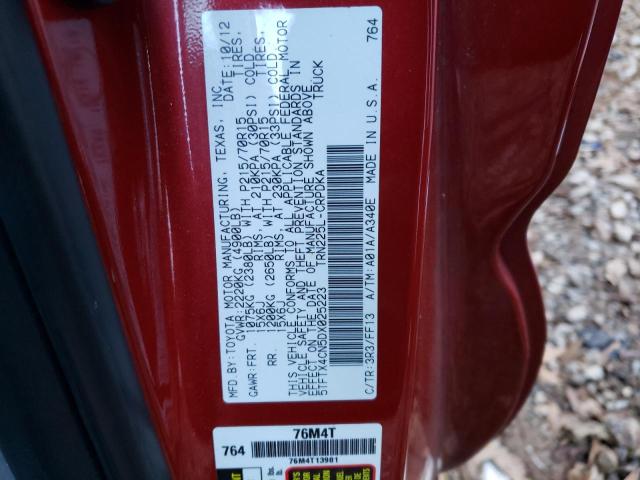 Photo 11 VIN: 5TFTX4CN5DX025223 - TOYOTA TACOMA ACC 