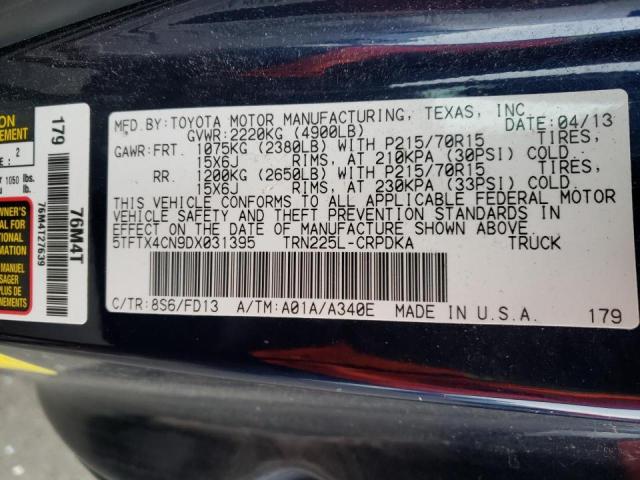 Photo 9 VIN: 5TFTX4CN9DX031395 - TOYOTA TACOMA ACC 