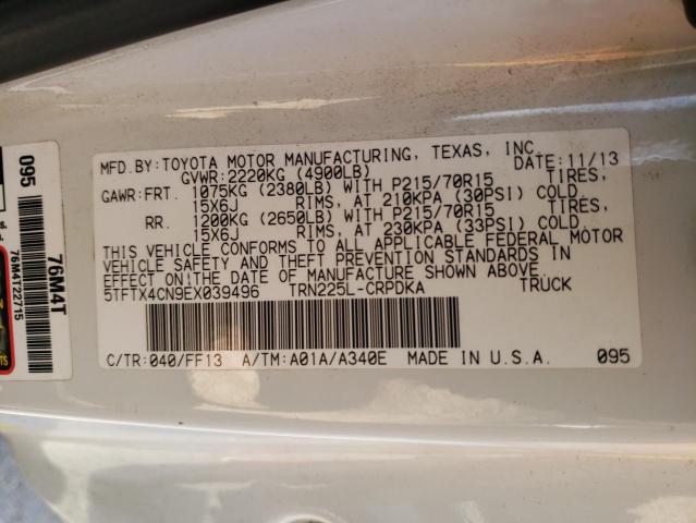 Photo 11 VIN: 5TFTX4CN9EX039496 - TOYOTA TACOMA ACC 