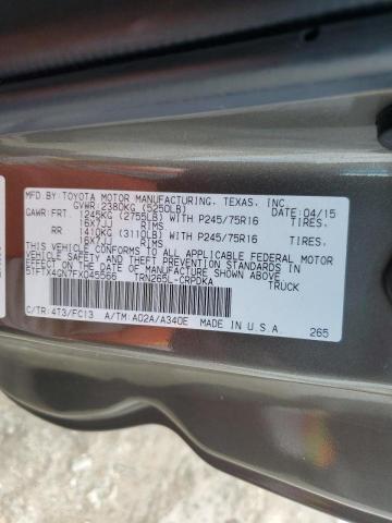 Photo 9 VIN: 5TFTX4GN7FX045566 - TOYOTA TACOMA PRE 