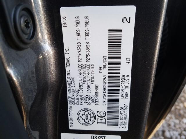 Photo 9 VIN: 5TFUM5F12HX070265 - TOYOTA TUNDRA DOU 