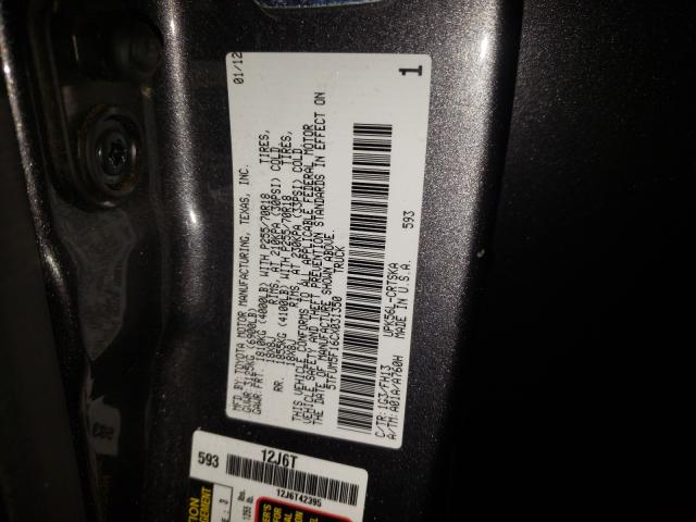 Photo 9 VIN: 5TFUM5F16CX031350 - TOYOTA TUNDRA DOU 