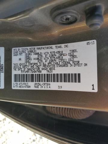 Photo 11 VIN: 5TFUM5F17DX047980 - TOYOTA TUNDRA DOU 