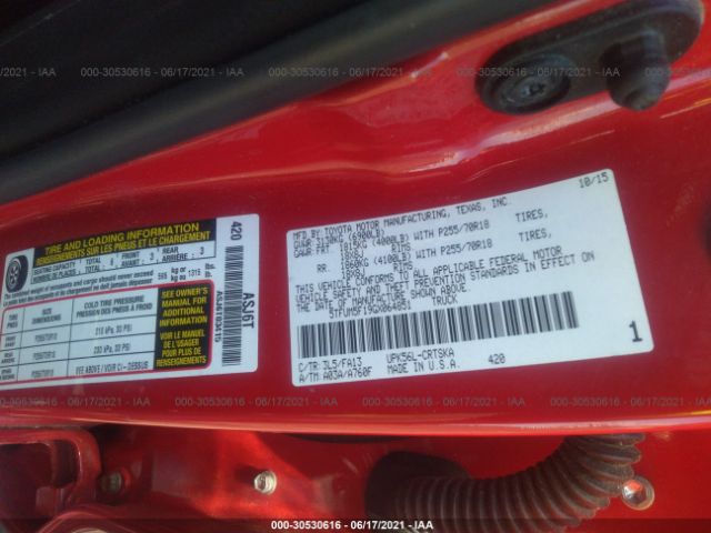 Photo 8 VIN: 5TFUM5F19GX064851 - TOYOTA TUNDRA 4WD TRUCK 