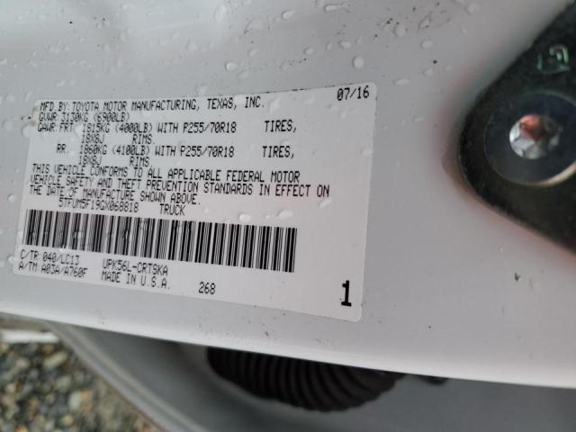 Photo 11 VIN: 5TFUM5F19GX068818 - TOYOTA TUNDRA DOU 