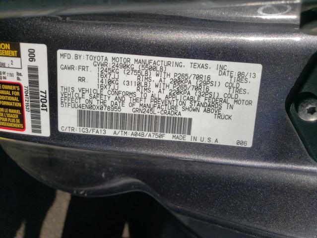 Photo 9 VIN: 5TFUU4EN0DX078955 - TOYOTA TACOMA 