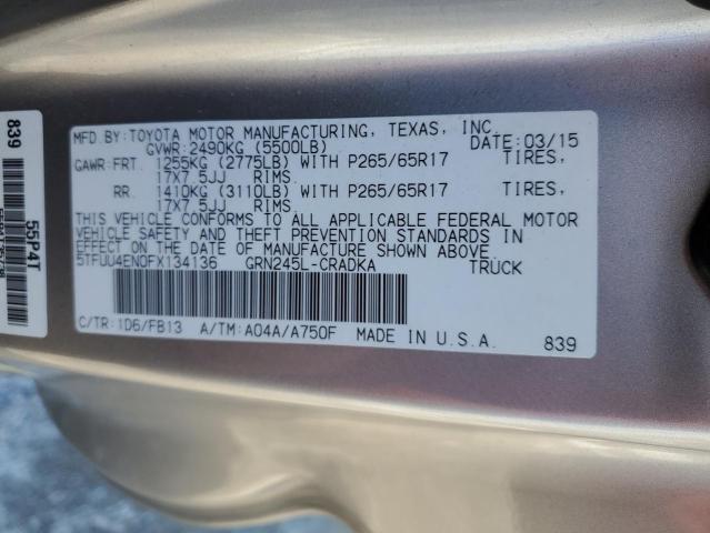 Photo 11 VIN: 5TFUU4EN0FX134136 - TOYOTA TACOMA ACC 