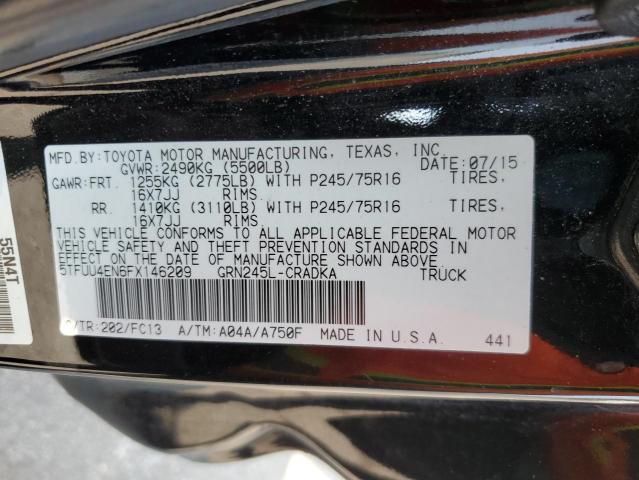 Photo 12 VIN: 5TFUU4EN6FX146209 - TOYOTA TACOMA ACC 