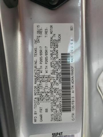 Photo 11 VIN: 5TFUU4ENXFX142910 - TOYOTA TACOMA ACC 