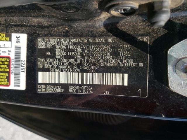 Photo 9 VIN: 5TFUW5F13AX145829 - TOYOTA TUNDRA DOU 