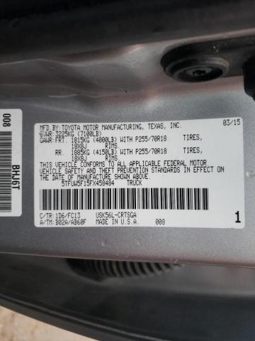 Photo 9 VIN: 5TFUW5F15FX458484 - TOYOTA TUNDRA DOU 