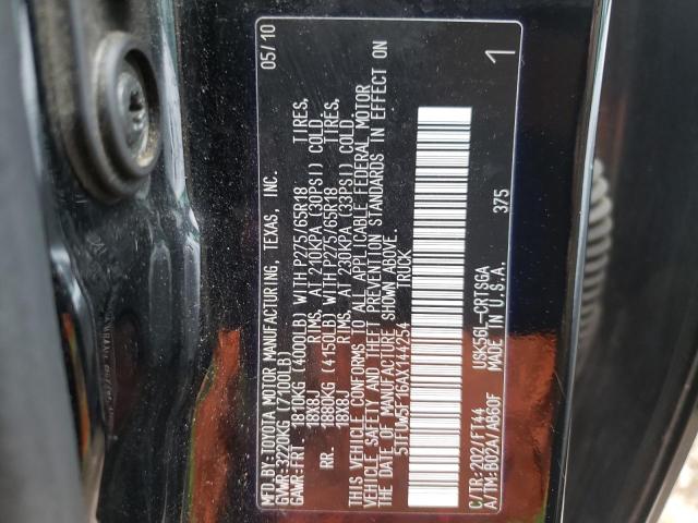 Photo 9 VIN: 5TFUW5F16AX144254 - TOYOTA TUNDRA DOU 