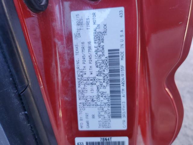 Photo 11 VIN: 5TFUX4EN1FX034621 - TOYOTA TACOMA ACC 