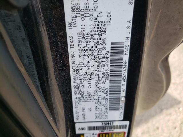 Photo 11 VIN: 5TFUX4EN2CX014549 - TOYOTA TACOMA ACC 