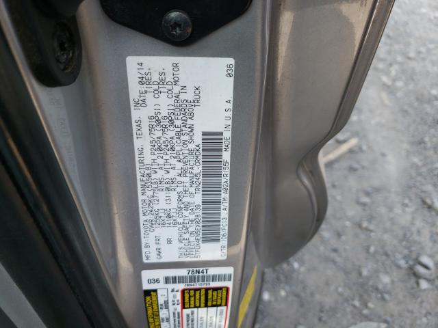 Photo 9 VIN: 5TFUX4EN5EX028139 - TOYOTA TACOMA ACC 