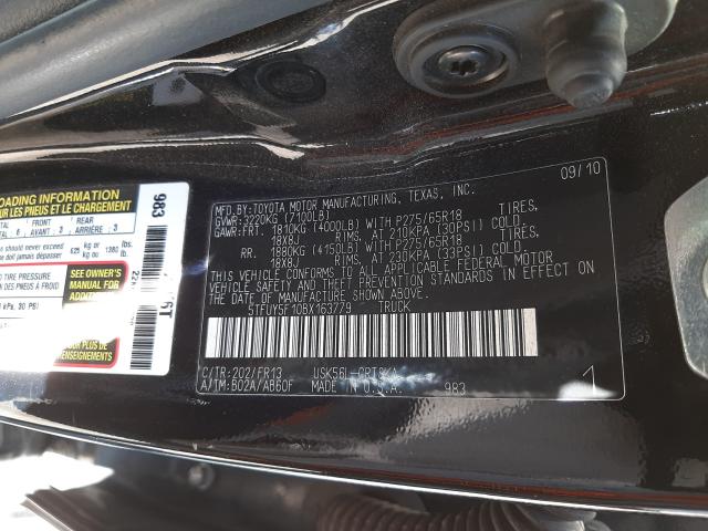 Photo 9 VIN: 5TFUY5F10BX163779 - TOYOTA TUNDRA DOU 