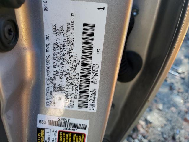 Photo 9 VIN: 5TFUY5F12CX261178 - TOYOTA TUNDRA DOU 