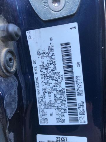 Photo 9 VIN: 5TFUY5F16CX235151 - TOYOTA TUNDRA DOU 