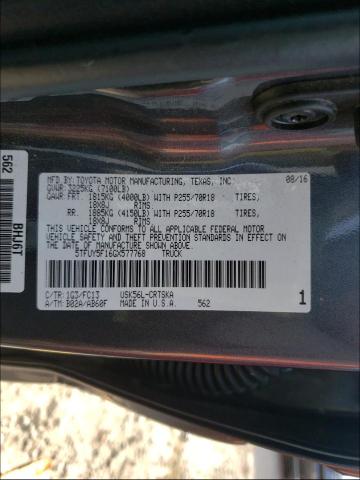 Photo 9 VIN: 5TFUY5F16GX577768 - TOYOTA TUNDRA DOU 