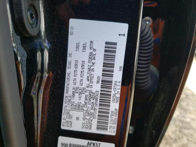 Photo 11 VIN: 5TFUY5F16MX003618 - TOYOTA TUNDRA DOU 