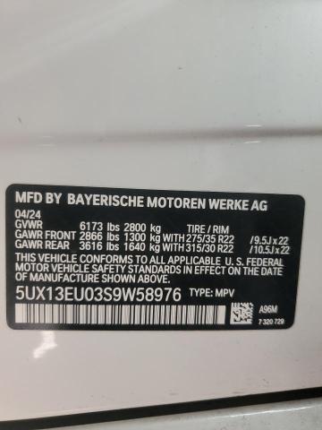 Photo 11 VIN: 5UX13EU03S9W58976 - BMW X5 SDRIVE 