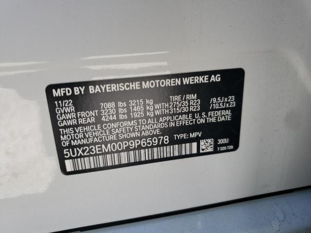 Photo 11 VIN: 5UX23EM00P9P65978 - BMW X7 XDRIVE4 