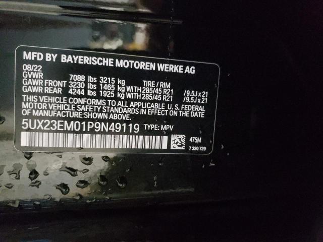 Photo 12 VIN: 5UX23EM01P9N49119 - BMW X7 XDRIVE4 