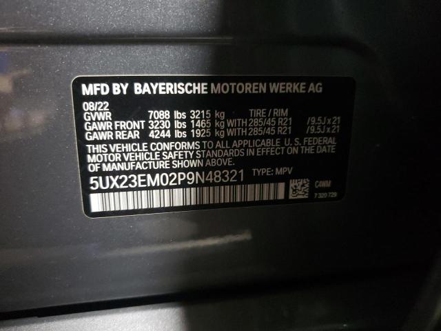 Photo 12 VIN: 5UX23EM02P9N48321 - BMW X7 XDRIVE4 